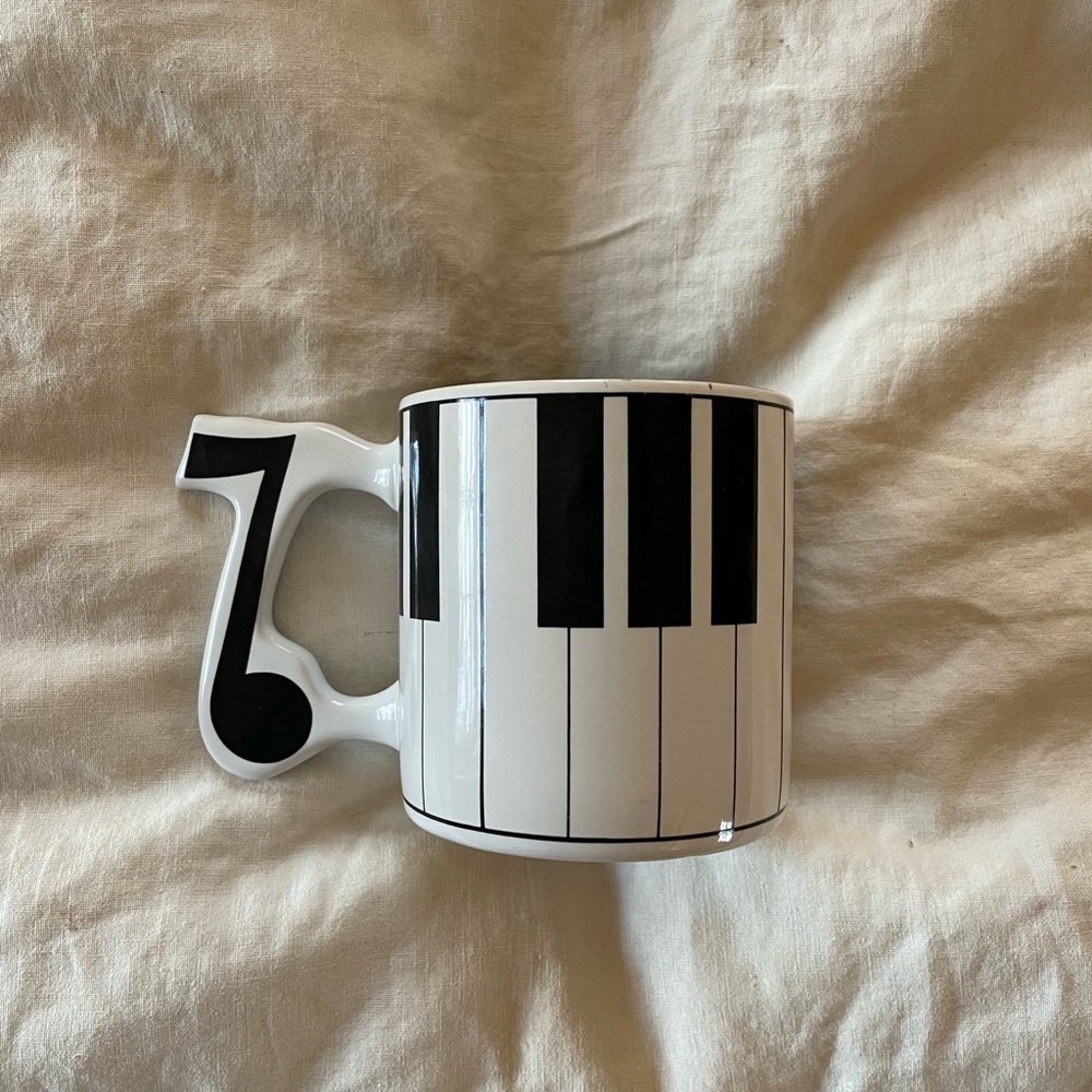 Russ Berrie & Co Piano Keys Mug